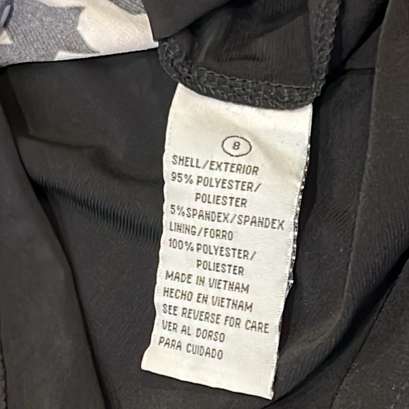 NWT Shelby & Palmer Houndstooth Dress Elastic Waist Size 8 Short Cap Sleeves - Picture 11 of 12